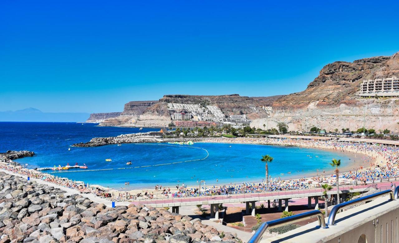 Malibu 2 Apartamento Con Aire Acondicionado, Campo De Tennis Y Piscina Con Solarium Puerto Rico (Gran Canaria) Exterior foto